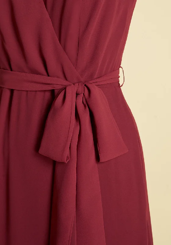 Effortless Elegance Faux-Wrap Dress