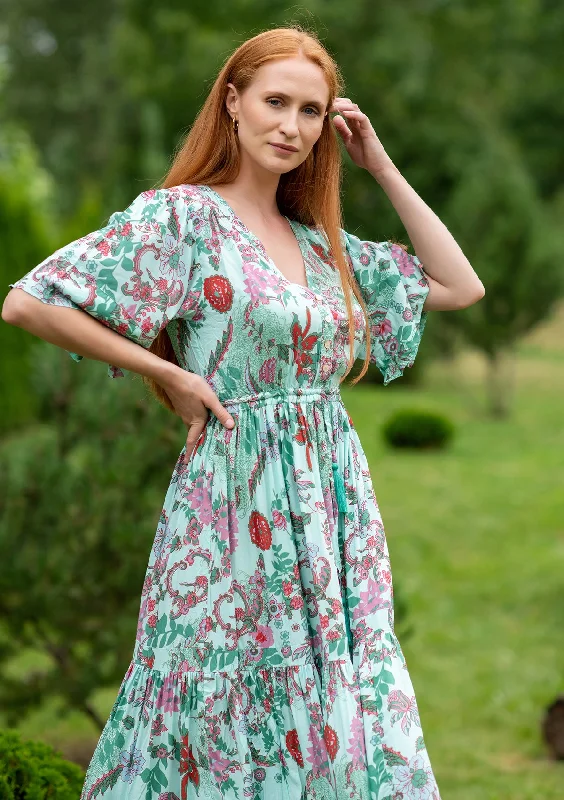 Katty Iris Mint Plus Dress