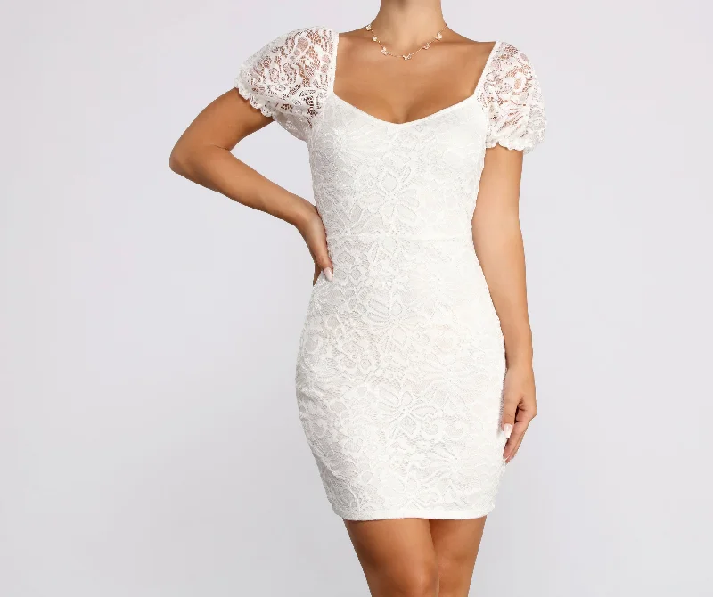 Lovely Lace Mini Dress