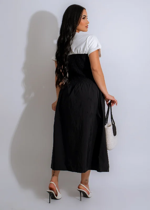 Happiest Midi Dress Black