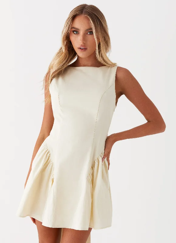 Invited Mini Dress - Ivory