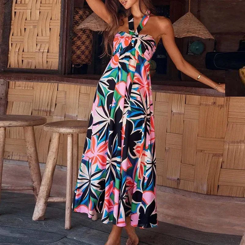 Middleton Summer Tropical Midi Dress