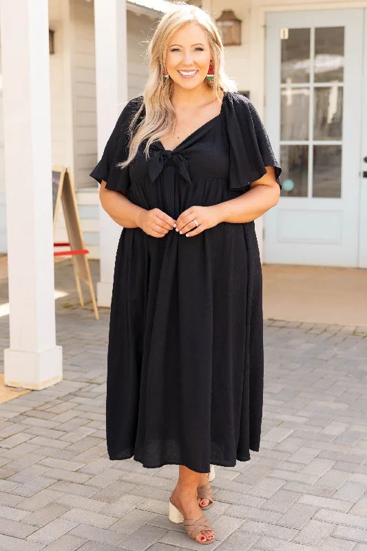 Sweet Lady Maxi Dress, Black