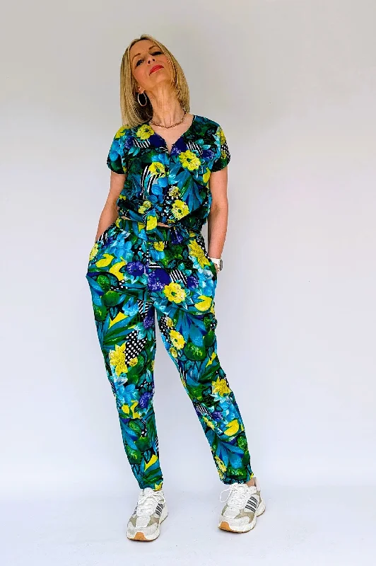 80s Tropical Co-Ord Festival Trouser Set