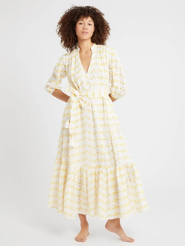 Ada Dress in Sunshine Eyelet