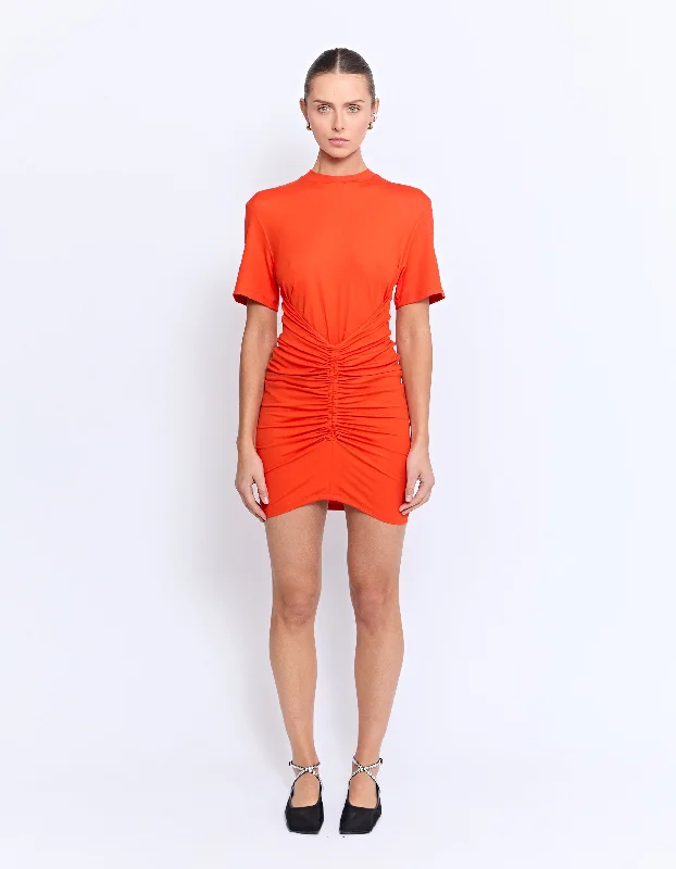 ANGELLO MINI DRESS | CRIMSON