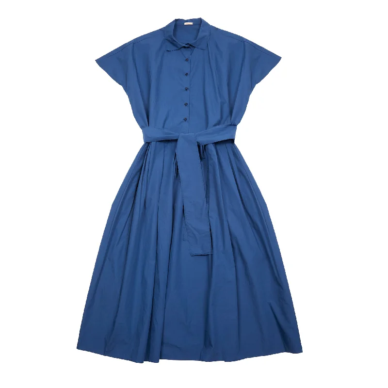 Apuntob Cotton Dress in Denim