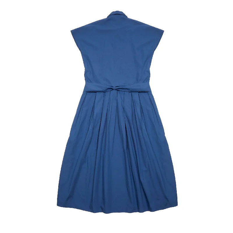 Apuntob Cotton Dress in Denim