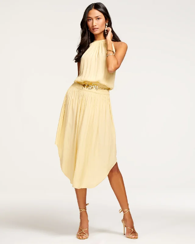 Audrey Midi Dress - Daffodil