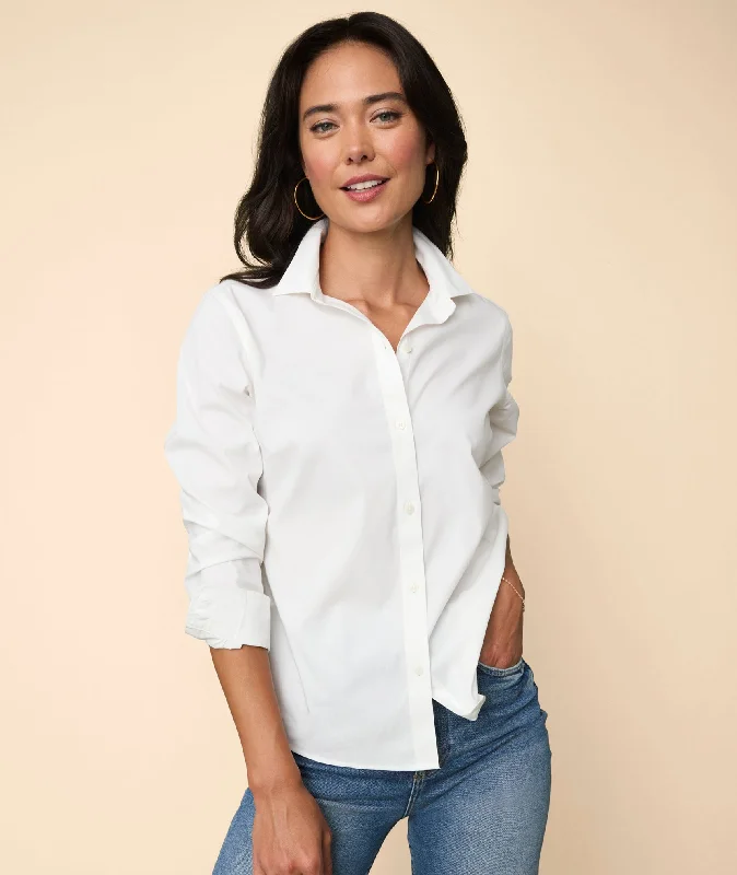 Wrinkle-Free Stretch Cotton Bella Shirt