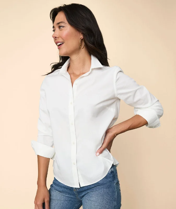 Wrinkle-Free Stretch Cotton Bella Shirt