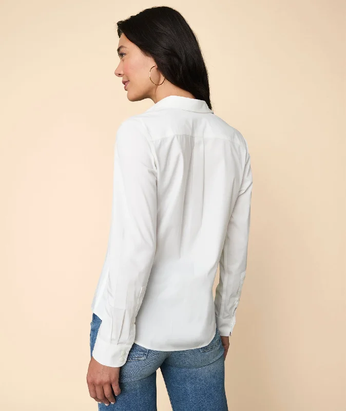 Wrinkle-Free Stretch Cotton Bella Shirt