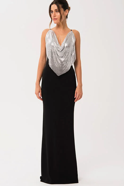 BLACK MAXI DRESS REF:54857