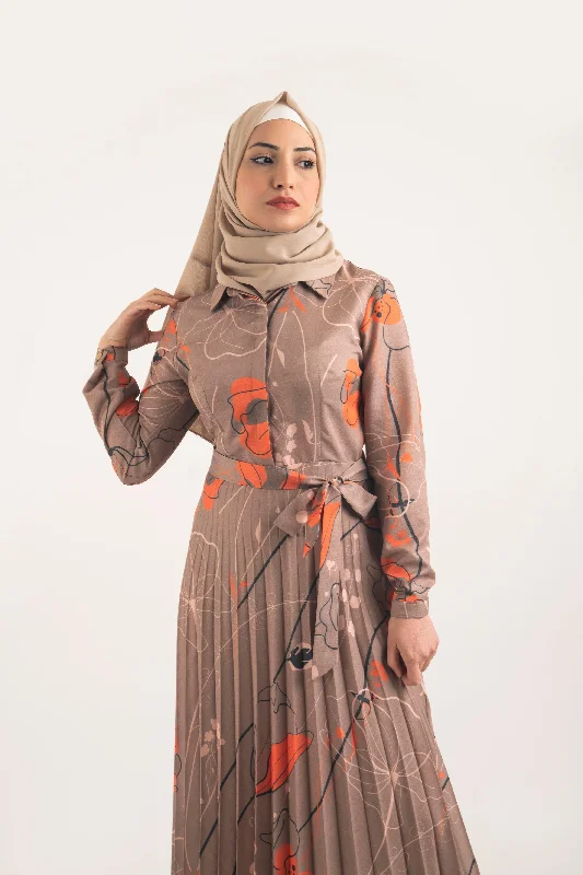 Brown Oak Dress