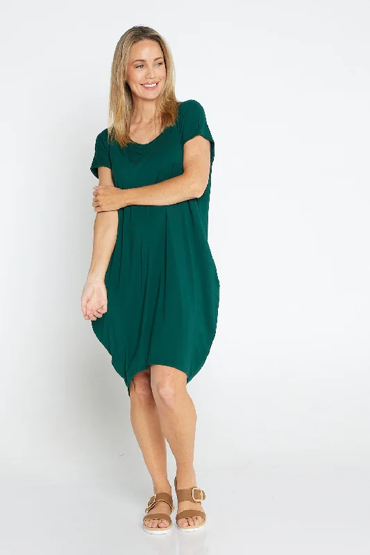 Camila Bamboo Dress - Forest