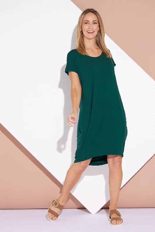 Camila Bamboo Dress - Forest