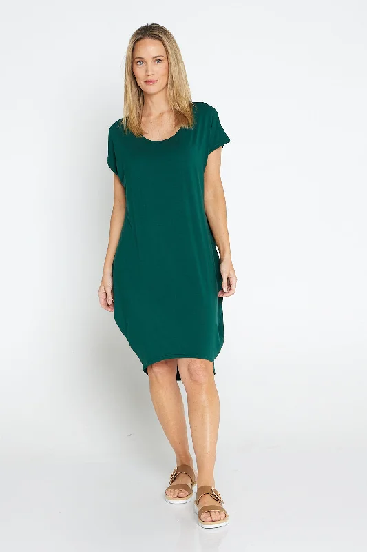 Camila Bamboo Dress - Forest