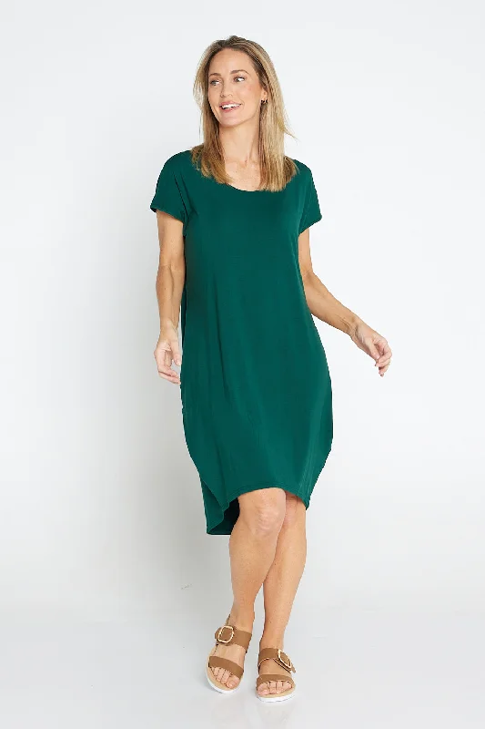 Camila Bamboo Dress - Forest