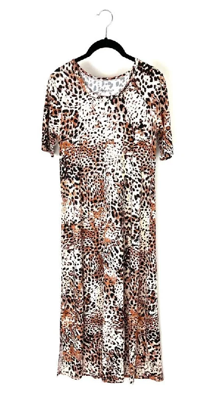 Cheetah Print Maxi Dress - Size 6/8