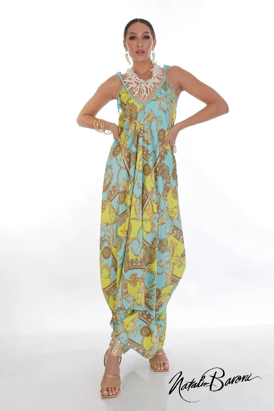 One Size Fits All / Turquoise and Gold