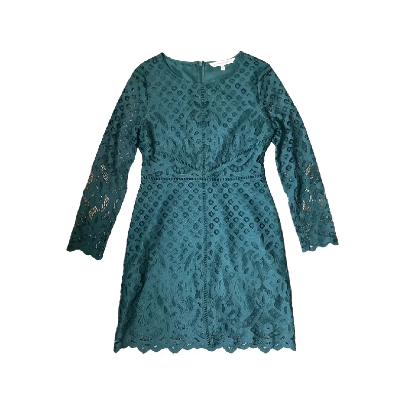 Cupcakes and Cashmere Green Lace Dress Size 6