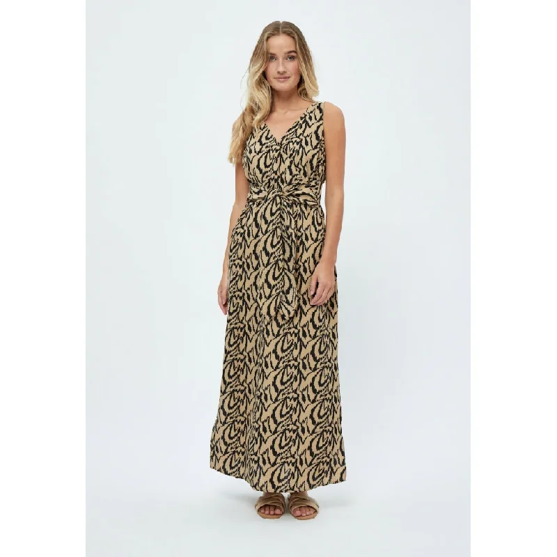 Daniela Sleeveless Maxi Dress - Cuban Sand Print