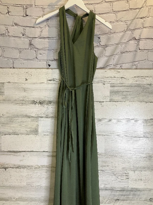 Dress Casual Maxi By Banana Republic In Green, Size: S