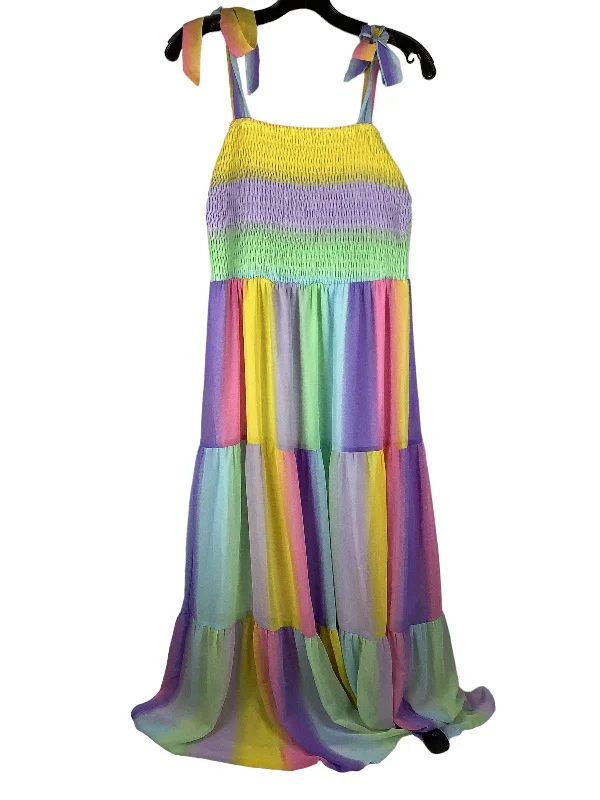 Dress Party Long By She + Sky In Multi-colored, Size: L