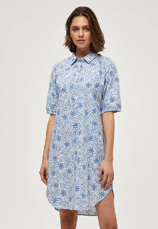 Elin Ramis Shirt Dress - NEBULAS BLUE PRINT