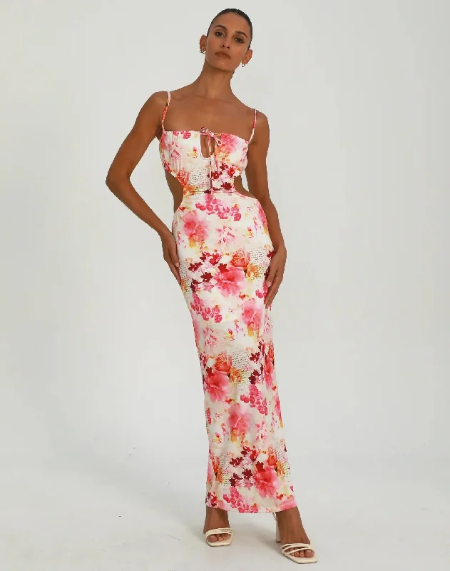 Floral Split Maxi Dress