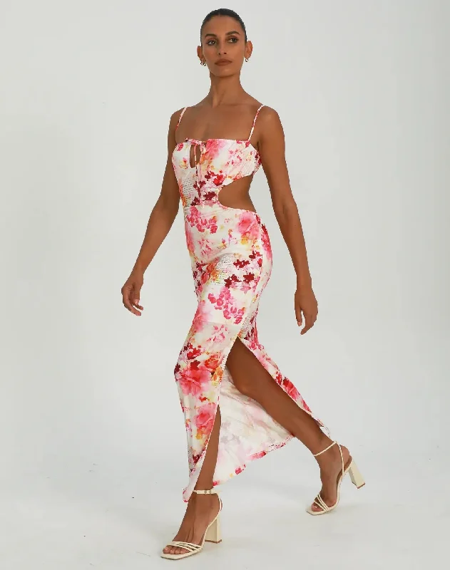 Floral Split Maxi Dress