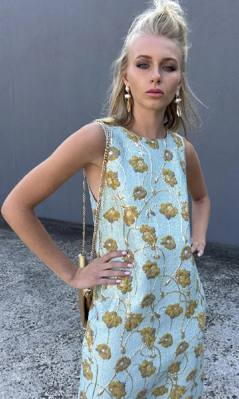 HOSS Eloise  Chelsea Blue/Gold Maxi