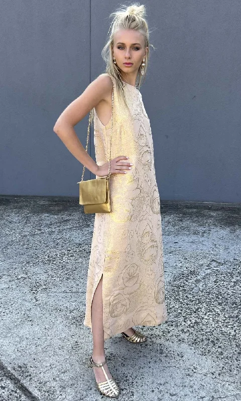 HOSS Eloise Geneva Brushed Gold Maxi