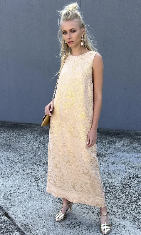 HOSS Eloise Geneva Brushed Gold Maxi