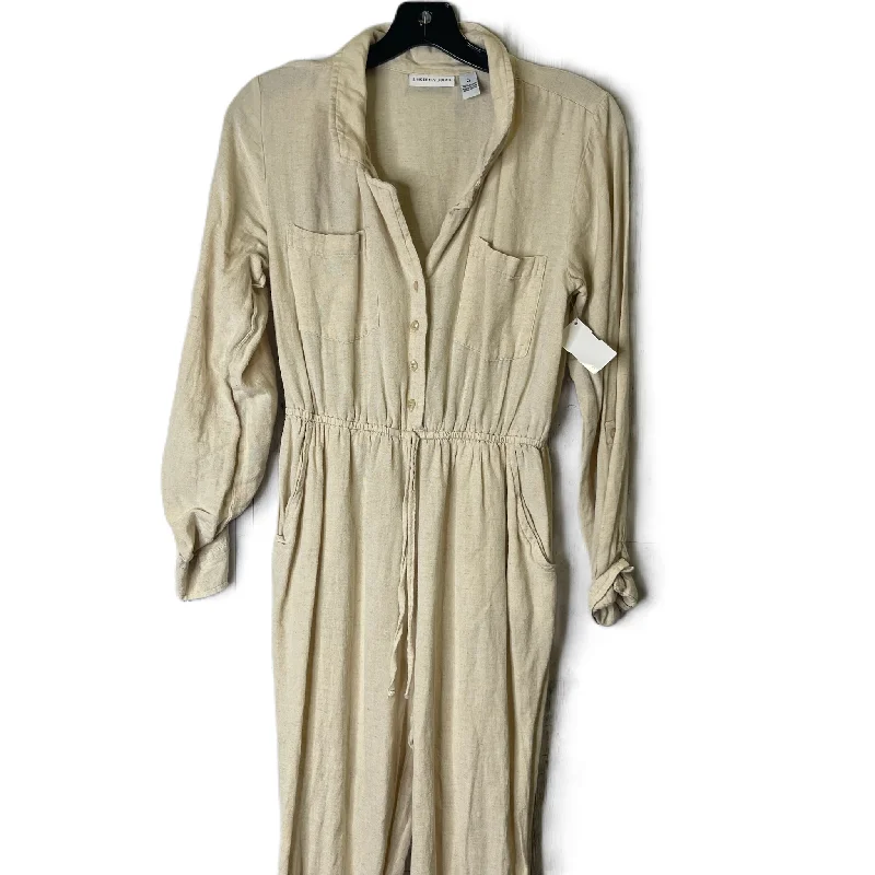 Jumpsuit By Clothes Mentor In Cream, Size: S