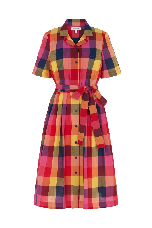 May Jaipur Plaid Dress