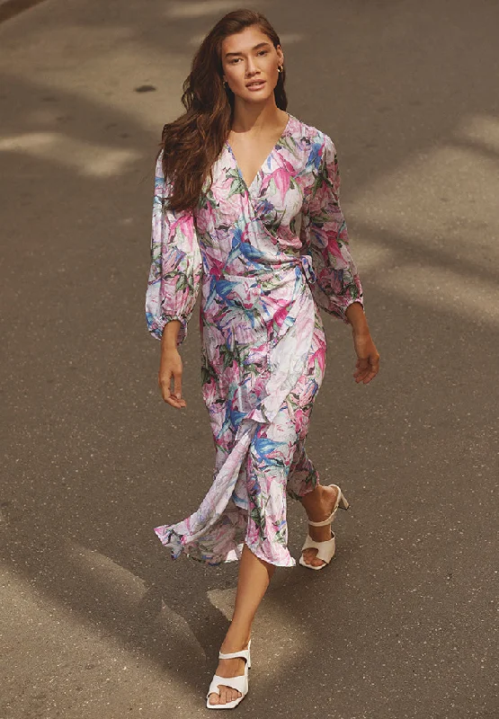 MSMercy Maxi Dress - Super Pink Print