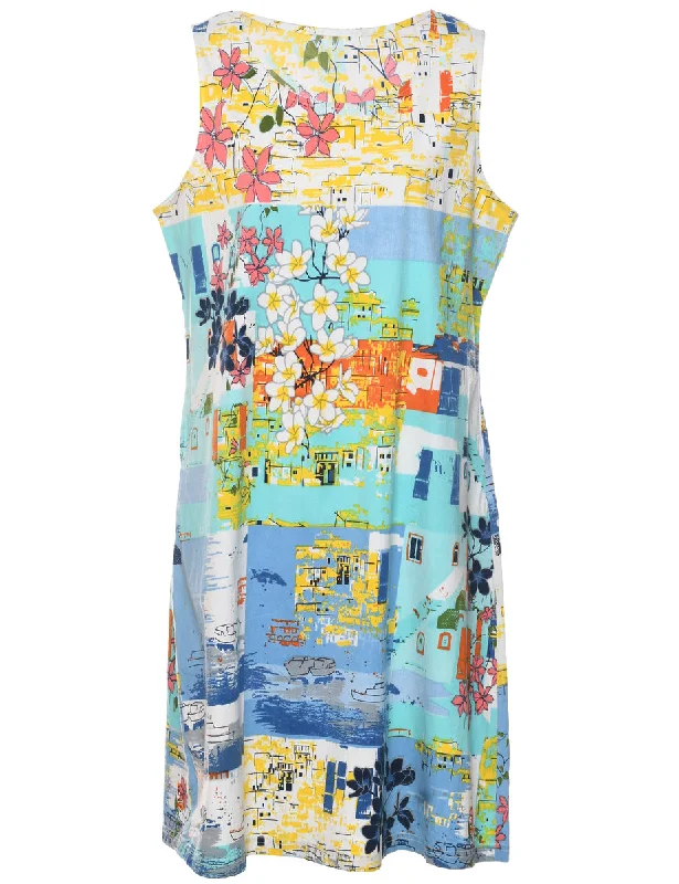 Multi-colour Dress - L