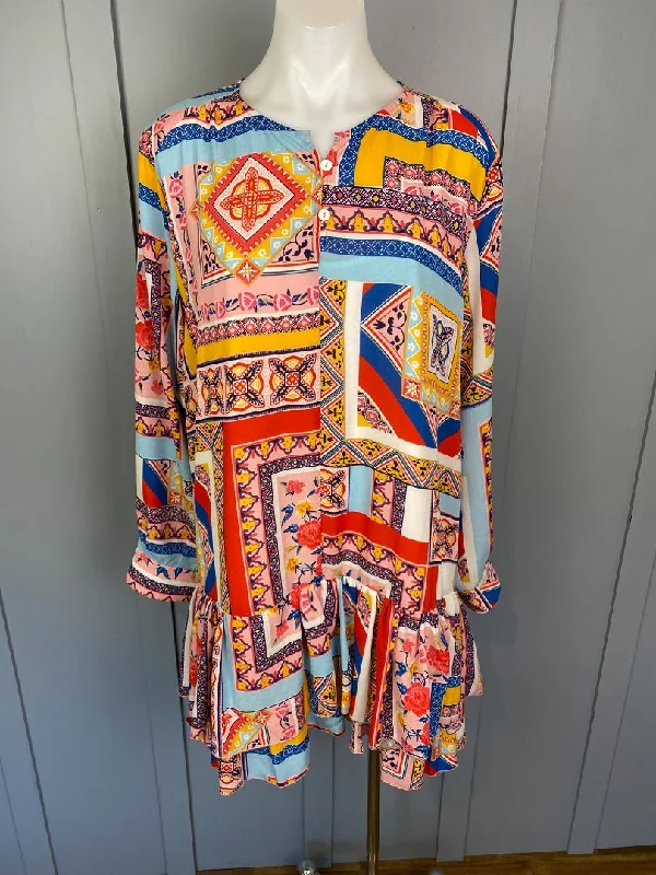 Multi Print Tuesday Dress/Tunic, 14