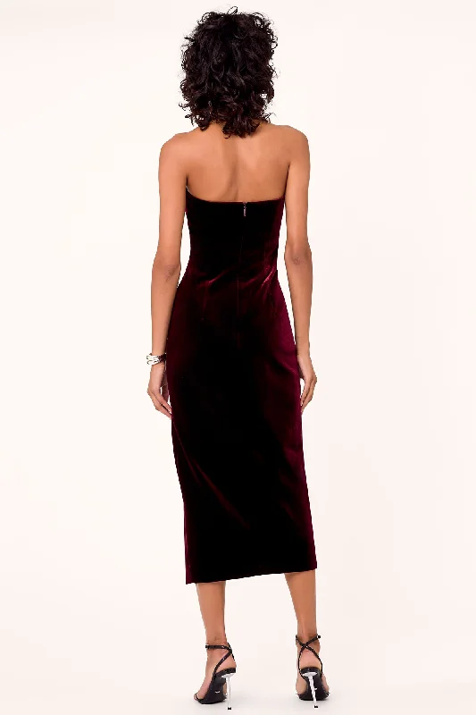 Nabine Dress -Garnet