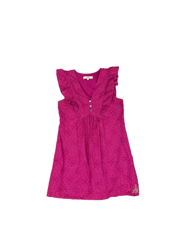 Pink Dress Casual Short Loft, Size Xs