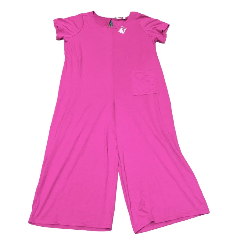 Pink Jumpsuit Logo, Size 1x