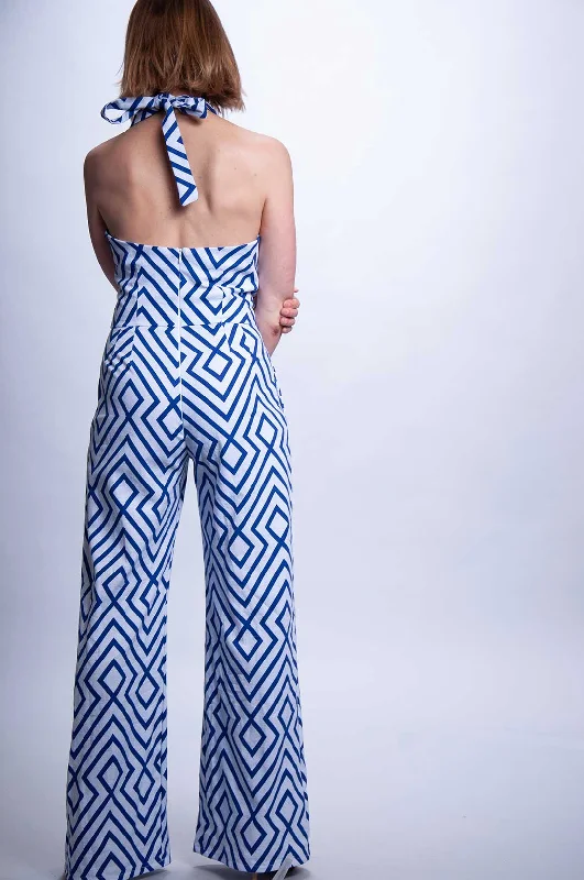 Pleated halter jumpsuit - Casablanca