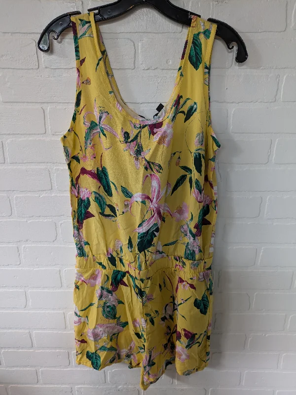 Romper By Vero Moda In Yellow, Size: M