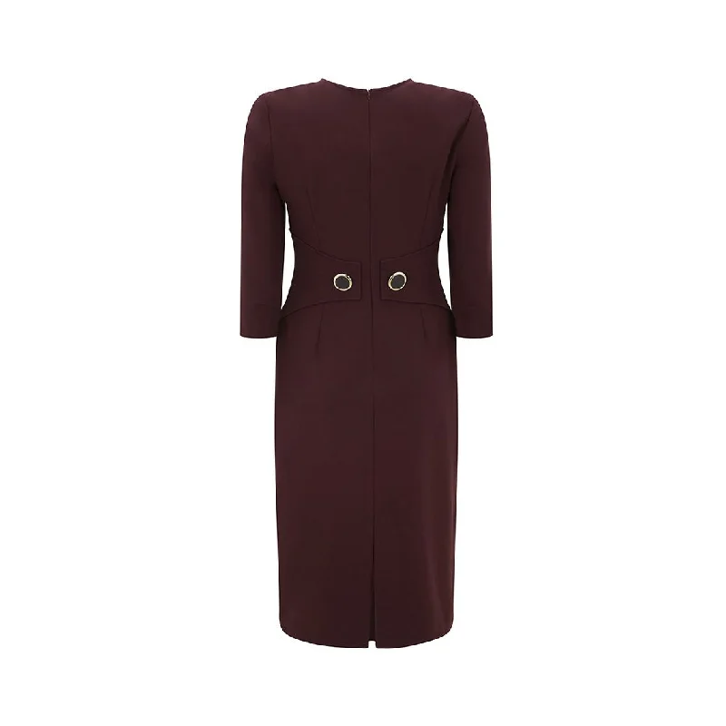 Sadie Jersey Button Waist Pencil Dress