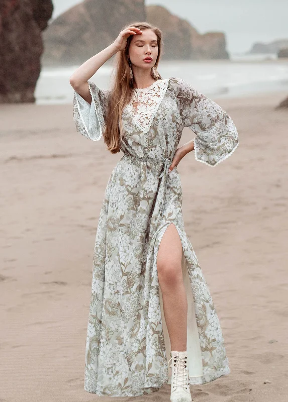 Sunni Dress in Neutral Hydrangea