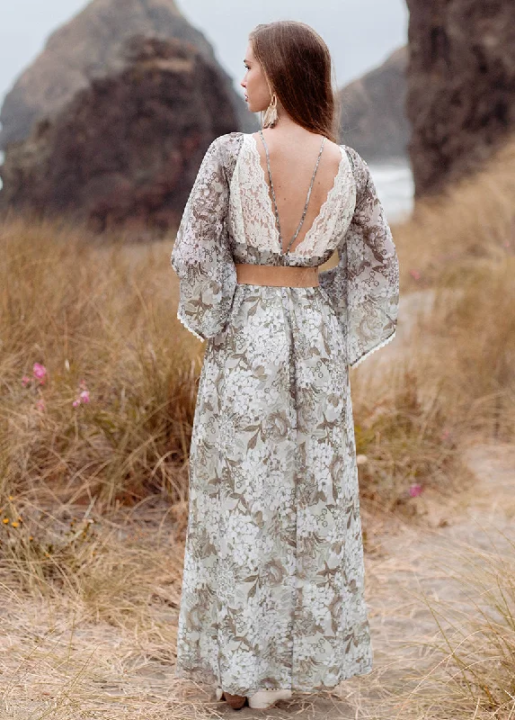 Sunni Dress in Neutral Hydrangea