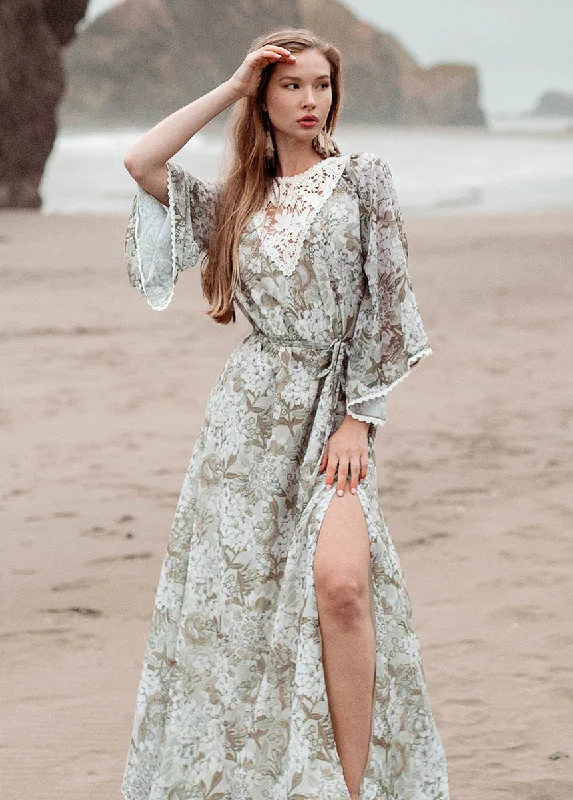 Sunni Dress in Neutral Hydrangea