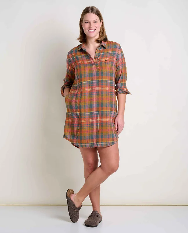 Toad & Co Re-Form Flannel Shirtdress