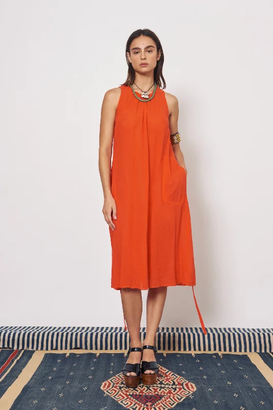 Gauze Tomato Zambia Tank Dress